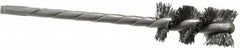 Osborn - 1/2" Diam Helical Steel Tube Brush - 0.008" Filament Diam, 1" Brush Length, 3-1/2" OAL, 1/8" Diam Shank - Makers Industrial Supply