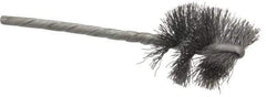 Osborn - 1" Diam Helical Steel Tube Brush - 0.008" Filament Diam, 1" Brush Length, 3-1/2" OAL, 1/8" Diam Shank - Makers Industrial Supply