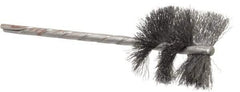 Osborn - 1-1/8" Diam Helical Steel Tube Brush - 0.005" Filament Diam, 1" Brush Length, 3-1/2" OAL, 1/8" Diam Shank - Makers Industrial Supply