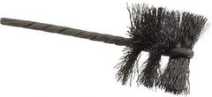 Osborn - 1-1/4" Diam Helical Steel Tube Brush - 0.008" Filament Diam, 1" Brush Length, 3-1/2" OAL, 1/8" Diam Shank - Makers Industrial Supply