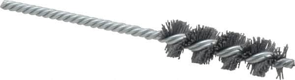 Osborn - 5/8" Diam Helical Nylon Tube Brush - 2" Brush Length, 5" OAL, 0.208" Diam Shank - Makers Industrial Supply