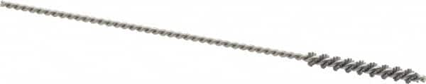 Osborn - 0.135" Diam Helical Nylon Tube Brush - 1" Brush Length, 4" OAL, 0.067" Diam Shank - Makers Industrial Supply