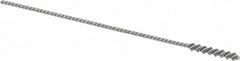 Osborn - 0.165" Diam Helical Nylon Tube Brush - 1" Brush Length, 5" OAL, 0.093" Diam Shank - Makers Industrial Supply