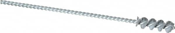 Osborn - 0.325" Diam Helical Nylon Tube Brush - 1" Brush Length, 5" OAL, 0.119" Diam Shank - Makers Industrial Supply