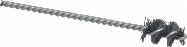 Osborn - 0.64" Diam Helical Nylon Tube Brush - 1" Brush Length, 5" OAL, 0.169" Diam Shank - Makers Industrial Supply