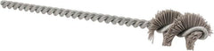 Osborn - 0.64" Diam Helical Nylon Tube Brush - 1" Brush Length, 5" OAL, 0.169" Diam Shank - Makers Industrial Supply