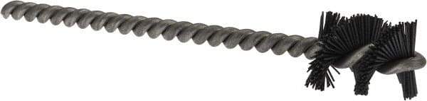 Osborn - 0.765" Diam Helical Nylon Tube Brush - 1" Brush Length, 5" OAL, 0.228" Diam Shank - Makers Industrial Supply