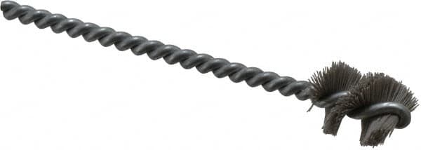 Osborn - 0.765" Diam Helical Nylon Tube Brush - 1" Brush Length, 5" OAL, 0.228" Diam Shank - Makers Industrial Supply