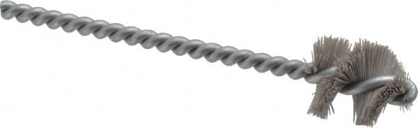 Osborn - 0.89" Diam Helical Nylon Tube Brush - 1" Brush Length, 5" OAL, 0.228" Diam Shank - Makers Industrial Supply