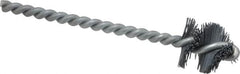 Osborn - 1.015" Diam Helical Nylon Tube Brush - 1" Brush Length, 5" OAL, 1/4" Diam Shank - Makers Industrial Supply