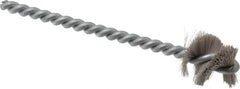 Osborn - 1.015" Diam Helical Nylon Tube Brush - 1" Brush Length, 5" OAL, 1/4" Diam Shank - Makers Industrial Supply