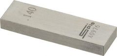 SPI - 0.14" Rectangular Steel Gage Block - Accuracy Grade 0, Includes NIST Traceability Certification - Makers Industrial Supply