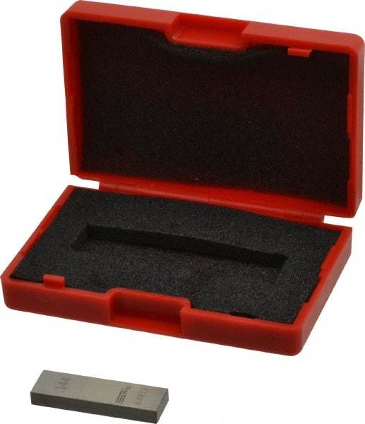 SPI - 0.144" Rectangular Steel Gage Block - Accuracy Grade 0, Includes NIST Traceability Certification - Makers Industrial Supply