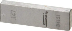 SPI - 0.147" Rectangular Steel Gage Block - Accuracy Grade 0, Includes NIST Traceability Certification - Makers Industrial Supply