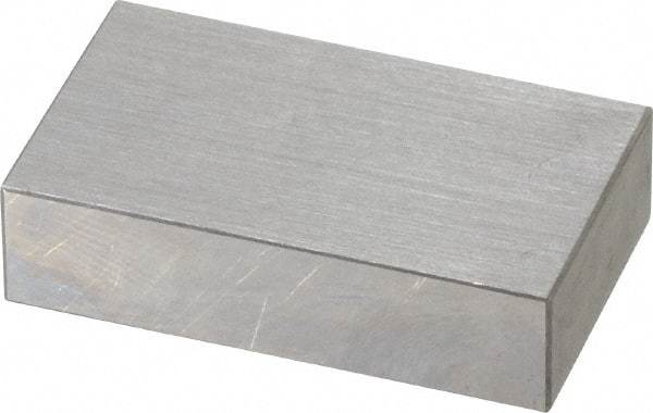 SPI - 0.8" Rectangular Steel Gage Block - Accuracy Grade 0, Includes NIST Traceability Certification - Makers Industrial Supply