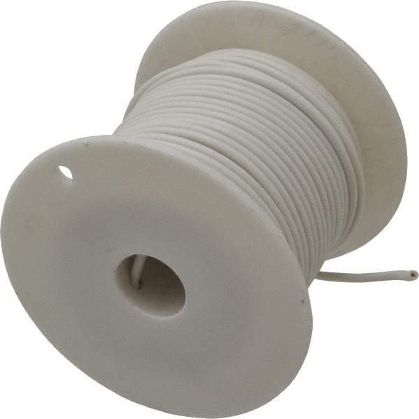 Southwire - 16 Gauge Automotive Primary Wire - 100' Long, White - Makers Industrial Supply