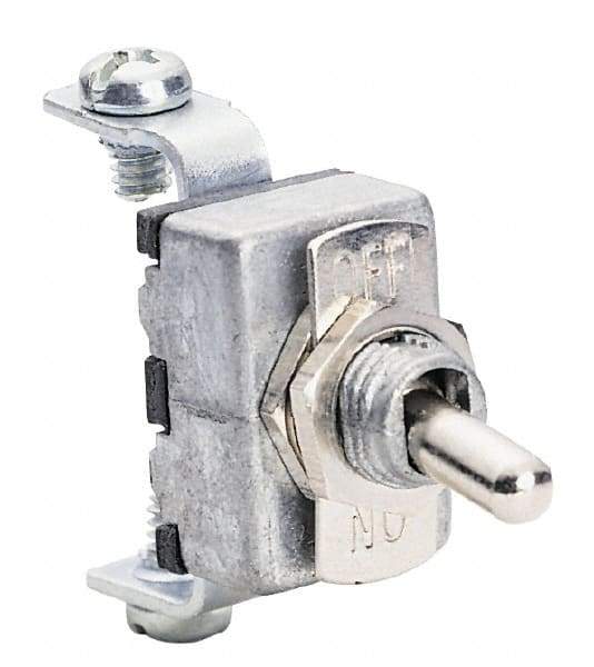 Gardner Bender - 2 Position, 12 Volt, 20 Amp, Brass Toggle Switch - On Off Sequence, 1 Switch, Black - Makers Industrial Supply