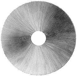 Made in USA - 3" Diam x 0.051" Blade Thickness, 1" Arbor Hole Diam, 230 Teeth, Solid Carbide Jeweler's Saw - Uncoated - Makers Industrial Supply