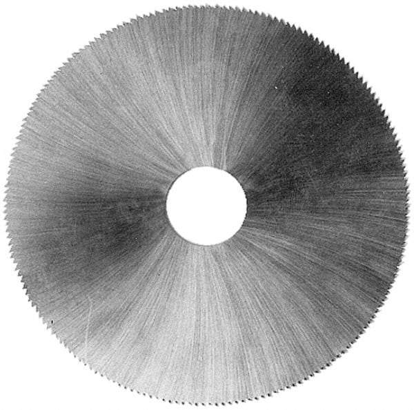 Value Collection - 2" Diam x 0.028" Blade Thickness, 3/8" Arbor Hole Diam, 152 Teeth, High Speed Steel Jeweler's Saw - Uncoated - Makers Industrial Supply