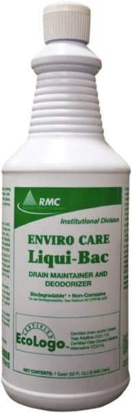 Rochester Midland Corporation - 1 Qt Liquid Drain Cleaner - Floral Scent, Bottle - Makers Industrial Supply