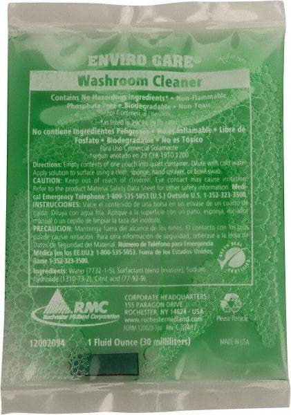 Rochester Midland Corporation - 1 oz Packet Liquid Bathroom Cleaner - Unscented Scent, General Purpose Cleaner - Makers Industrial Supply