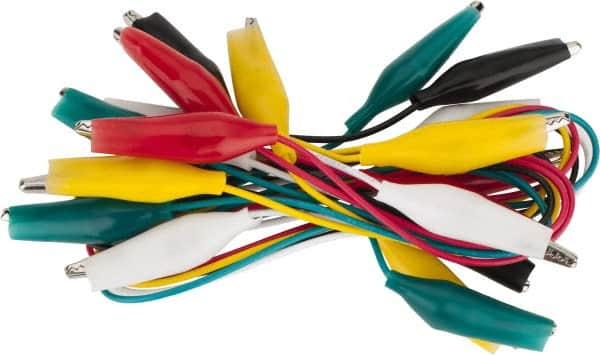 General - Black/Green/Red/White/Yellow Electrical Test Equipment Leads - Makers Industrial Supply