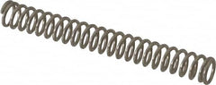 Value Collection - 0.12" OD, 0.016" Wire, 1" Free Length, Compression Spring - 3.2 Lb Spring Rating, Stainless Steel - Makers Industrial Supply