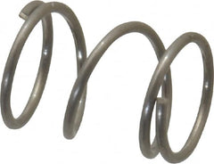 Value Collection - 0.18" OD, 0.016" Wire, 1/4" Free Length, Compression Spring - 7.82 Lb Spring Rating, Stainless Steel - Makers Industrial Supply