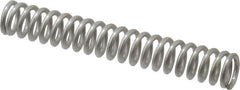 Value Collection - 0.3" OD, 0.047" Wire, 2" Free Length, Compression Spring - 16.61 Lb Spring Rating, Stainless Steel - Makers Industrial Supply