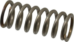 Value Collection - 0.42" OD, 0.054" Wire, 1" Free Length, Compression Spring - 30.07 Lb Spring Rating, Stainless Steel - Makers Industrial Supply