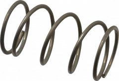 Value Collection - 0.85" OD, 0.062" Wire, 1-1/2" Free Length, Compression Spring - 10.12 Lb Spring Rating, Stainless Steel - Makers Industrial Supply