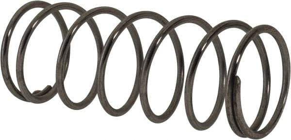 Value Collection - 0.975" OD, 0.072" Wire, 2-1/2" Free Length, Compression Spring - 7.96 Lb Spring Rating, Stainless Steel - Makers Industrial Supply