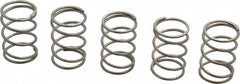 Value Collection - 0.975" OD, 0.08" Wire, 1-1/2" Free Length, Compression Spring - 19.73 Lb Spring Rating, Stainless Steel - Makers Industrial Supply