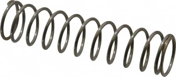 Value Collection - 0.975" OD, 0.08" Wire, 4" Free Length, Compression Spring - 6.88 Lb Spring Rating, Stainless Steel - Makers Industrial Supply