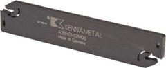 Kennametal - 1.2598" Blade Height, 0.2126" Blade Width, 5.9055" OAL, Neutral Cut, Double End Indexable Cut-Off Blade - 60mm Max Depth of Cut, A2BNSN Blade, A2 Cut-Off Series - Makers Industrial Supply