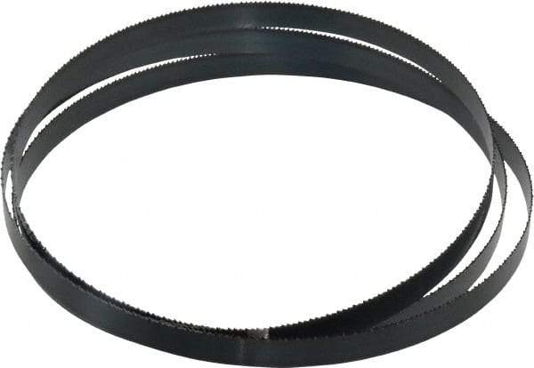 Starrett - 14 TPI, 5' 4-1/2" Long x 1/2" Wide x 0.025" Thick, Welded Band Saw Blade - Carbon Steel, Toothed Edge, Raker Tooth Set, Flexible Back, Contour Cutting - Makers Industrial Supply