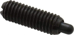 Gibraltar - M5 x 0.8, 14.5mm Thread Length, 3mm Plunger Projection, Steel Threaded Spring Plunger - 2.36mm Max Plunger Diam, 0.23 Kg Init End Force, 2.27 Kg Final End Force - Makers Industrial Supply