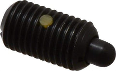 Gibraltar - M16 x 2.0, 28.5mm Thread Length, 8mm Plunger Projection, Steel Threaded Spring Plunger - 7.87mm Max Plunger Diam, 1.59 Kg Init End Force, 11.79 Kg Final End Force - Makers Industrial Supply