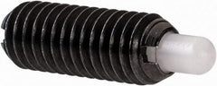 Gibraltar - M6 x 1.0, 16mm Thread Length, 4mm Plunger Projection, Steel Threaded Spring Plunger - 3.02mm Max Plunger Diam, 0.14 Kg Init End Force, 1.59 Kg Final End Force - Makers Industrial Supply