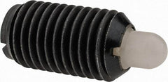 Gibraltar - M16 x 2.0, 28.5mm Thread Length, 8mm Plunger Projection, Steel Threaded Spring Plunger - 7.87mm Max Plunger Diam, 0.91 Kg Init End Force, 4.76 Kg Final End Force - Makers Industrial Supply