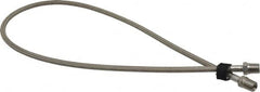 Made in USA - 36" OAL, 1/4" ID, 3,000 Max psi, Flexible Metal Hose Assembly - Makers Industrial Supply