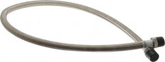 Made in USA - 48" OAL, 5/8" ID, 1,200 Max psi, Flexible Metal Hose Assembly - Makers Industrial Supply