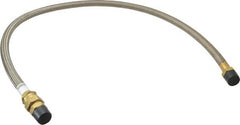 Made in USA - 48" OAL, 5/8" ID, 1,200 Max psi, Flexible Metal Hose Assembly - Makers Industrial Supply