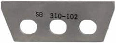 Kennametal - 1/8" Insert Width, Cutoff & Grooving Support Blade for Indexables - 1.12" Max Depth of Cut, 1/8" Blade Width - Makers Industrial Supply