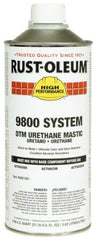 Rust-Oleum - 1 Gal Gloss Alumi-NON Urethane Mastic - 162 to 274 Sq Ft/Gal Coverage, <340 g/L VOC Content, Direct to Metal - Makers Industrial Supply