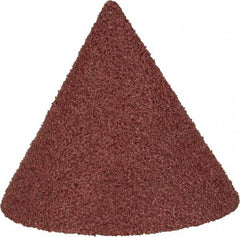 Superior Abrasives - 1-1/2" Diam 60 Grit 60° Included Angle Cone Center Lap - Aluminum Oxide, Medium Grade, Lock Nut Mount - Makers Industrial Supply