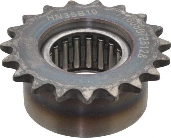 Browning - 2.47" Outside Diam, Steel, Chain Idler Sprocket - Chain Size 35 - Makers Industrial Supply