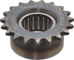 Browning - 2.47" Outside Diam, Steel, Chain Idler Sprocket - Chain Size 35 - Makers Industrial Supply