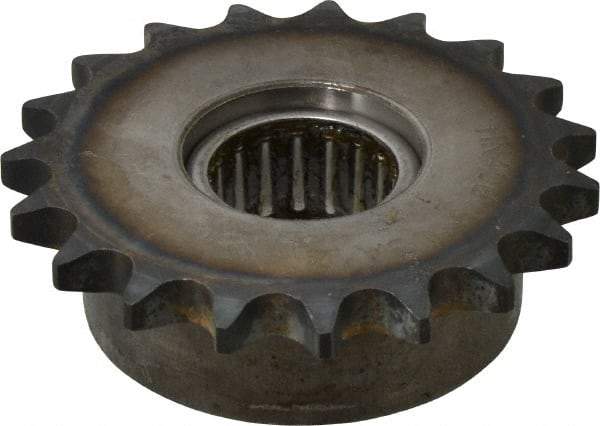 Browning - 3.28" Outside Diam, Steel, Chain Idler Sprocket - Chain Size 40 - Makers Industrial Supply