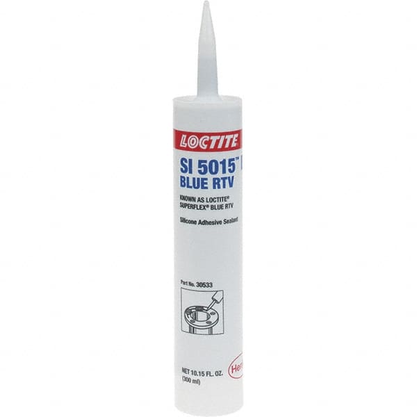 Loctite - 300 mL Tube Blue RTV Silicone Gasket Sealant - -80 to 500°F Operating Temp - Makers Industrial Supply